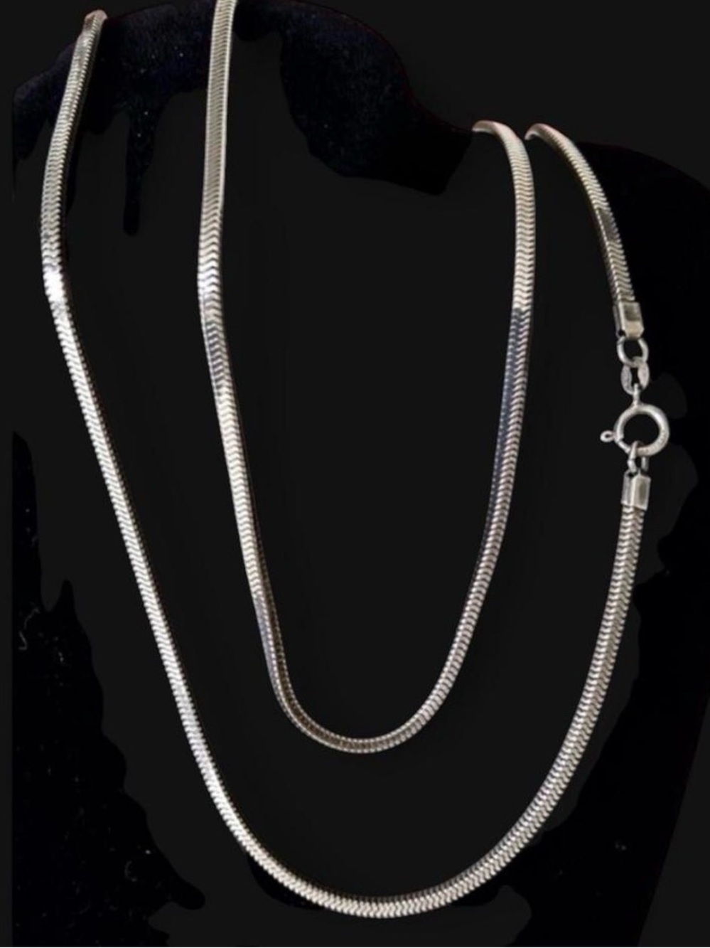 Sleek Sterling Silver S-Chain